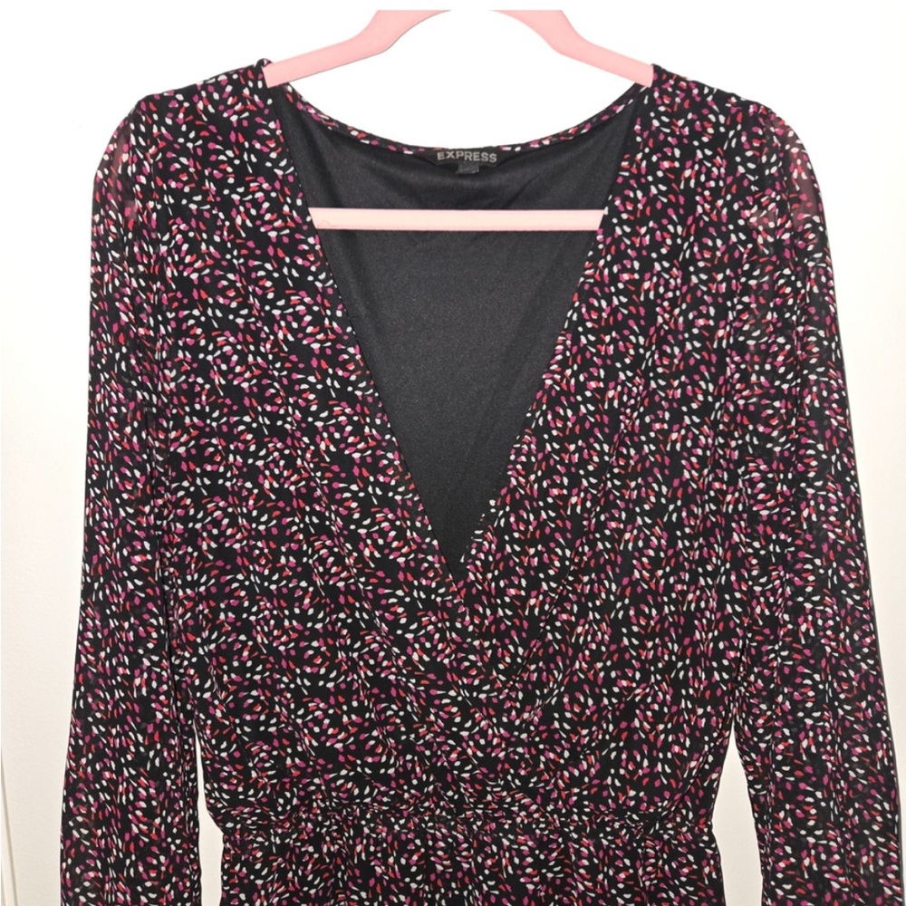 Express Multicolored Patterned Dress - Picture 2 of 8